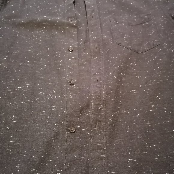 H&M, black mens button-down, size medium - Picture 4 of 9